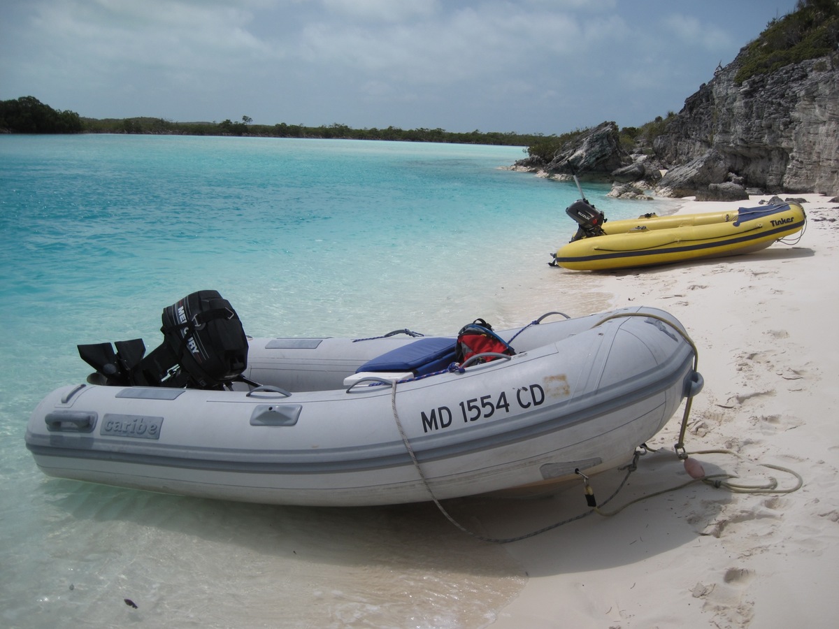 an inflatable for sea